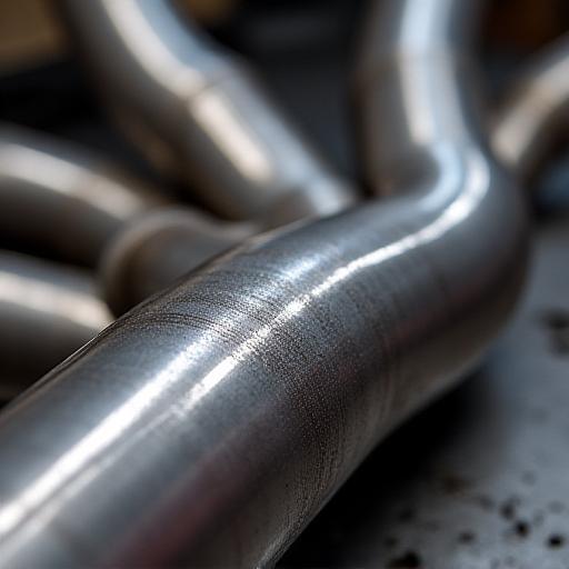 Expertly Tig welded custom racing exhaust system components